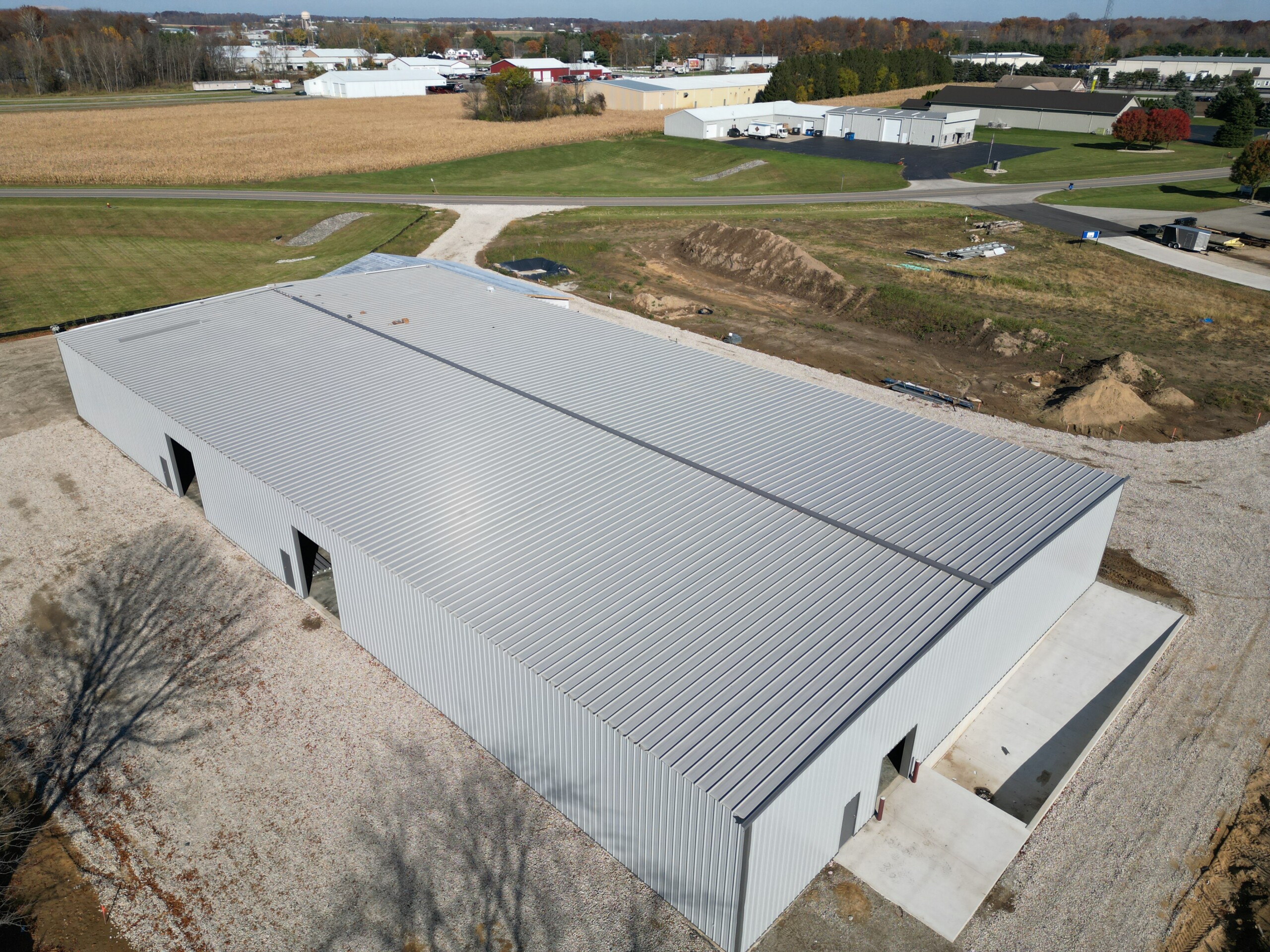 do it right roofing - metal roof on large commercial building