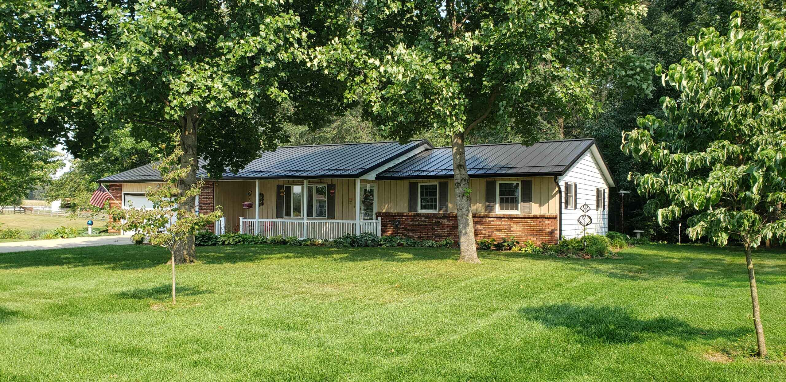 single story home metal roof single story home metal roof